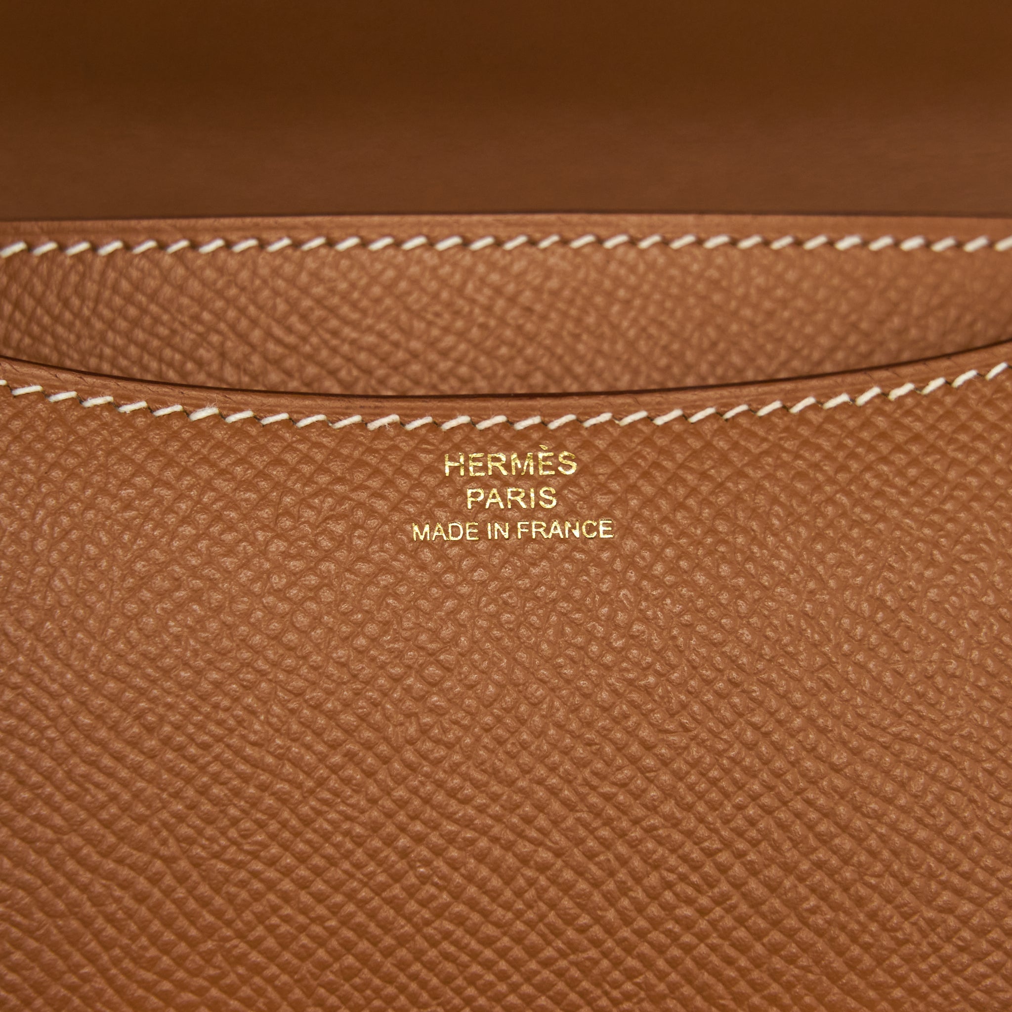 HERMES MINI CONSTANCE EPSOM 37 GOLD GHW