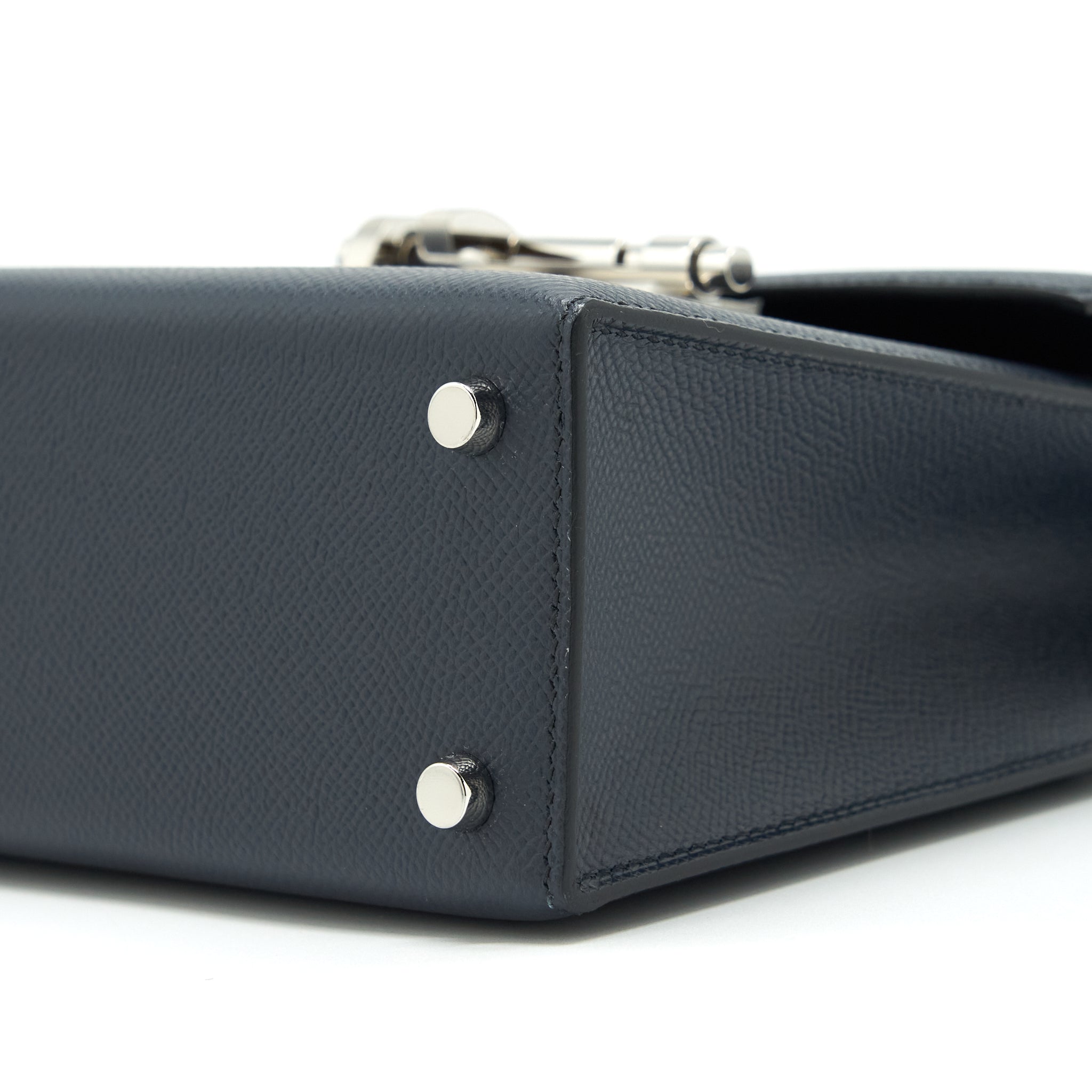HERMES SAC VERROU 21 EPSOM/SANGLE BLUE NUIT SHW