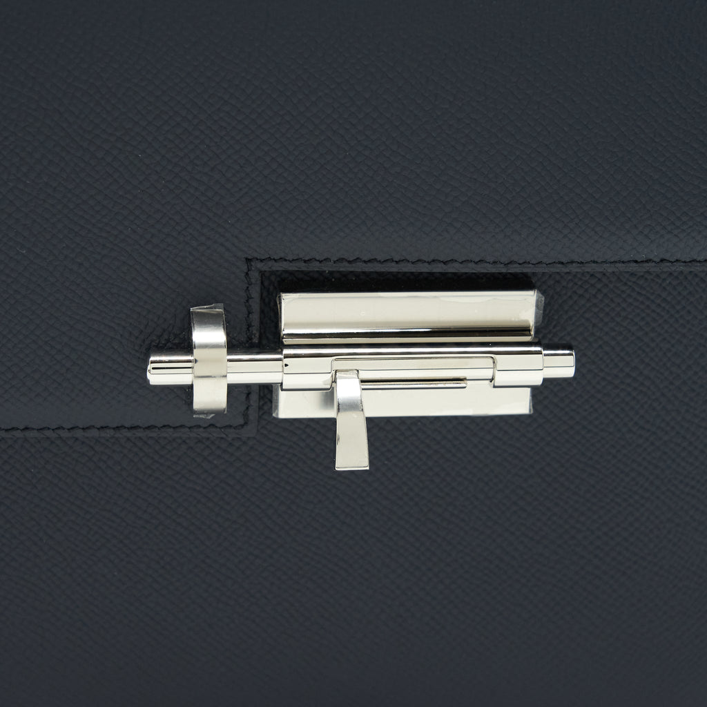 HERMES SAC VERROU 21 EPSOM/SANGLE BLUE NUIT SHW