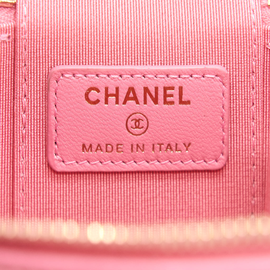 CHANEL SMALL VANITY WITH CHAIN PINK