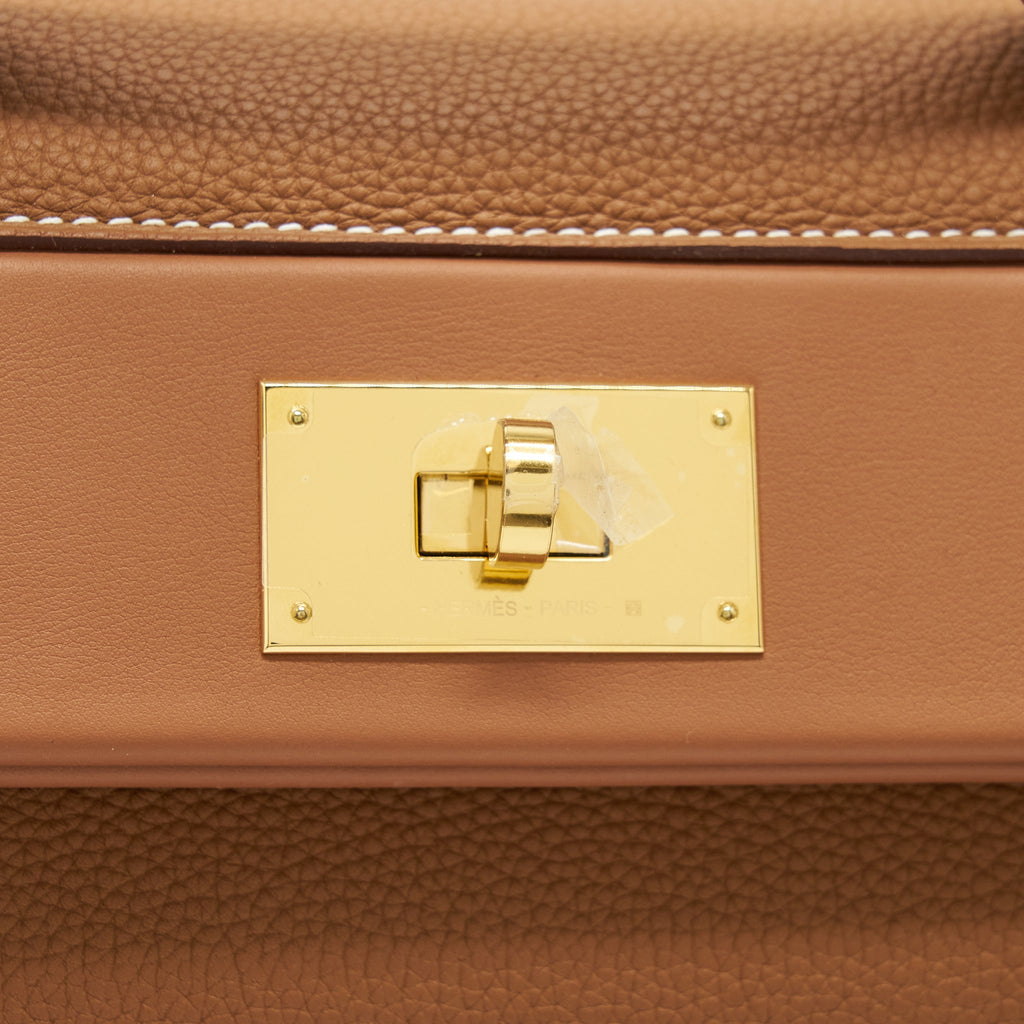 HERMES 2424 24/24 - 29 BAG TUARILLON MAURICE AND SWIFT GOLD GHW