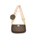 LOUIS VUITTON MULTI POCHETTE ACCESSORIES ROSE CLAIR MONOGRAM CANVAS GHW