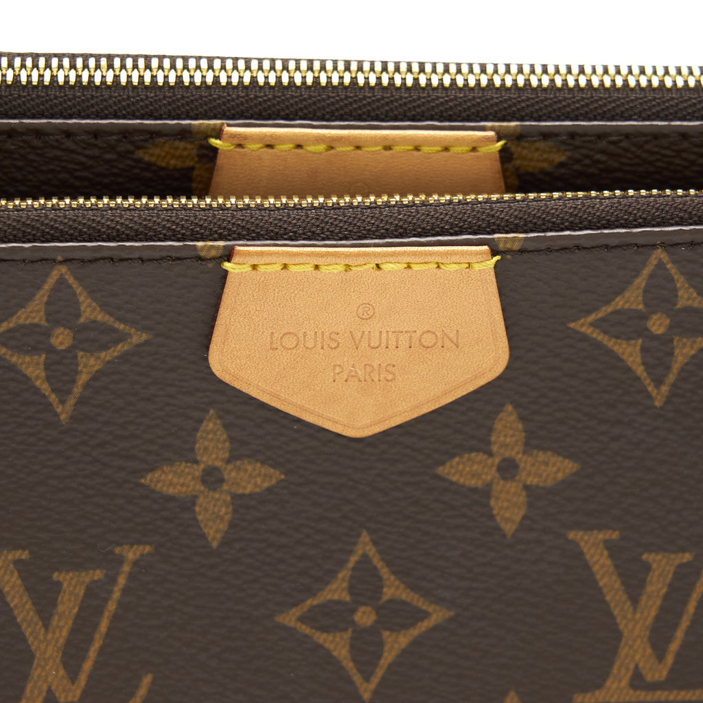 LOUIS VUITTON MULTI POCHETTE ACCESSORIES ROSE CLAIR MONOGRAM CANVAS GHW