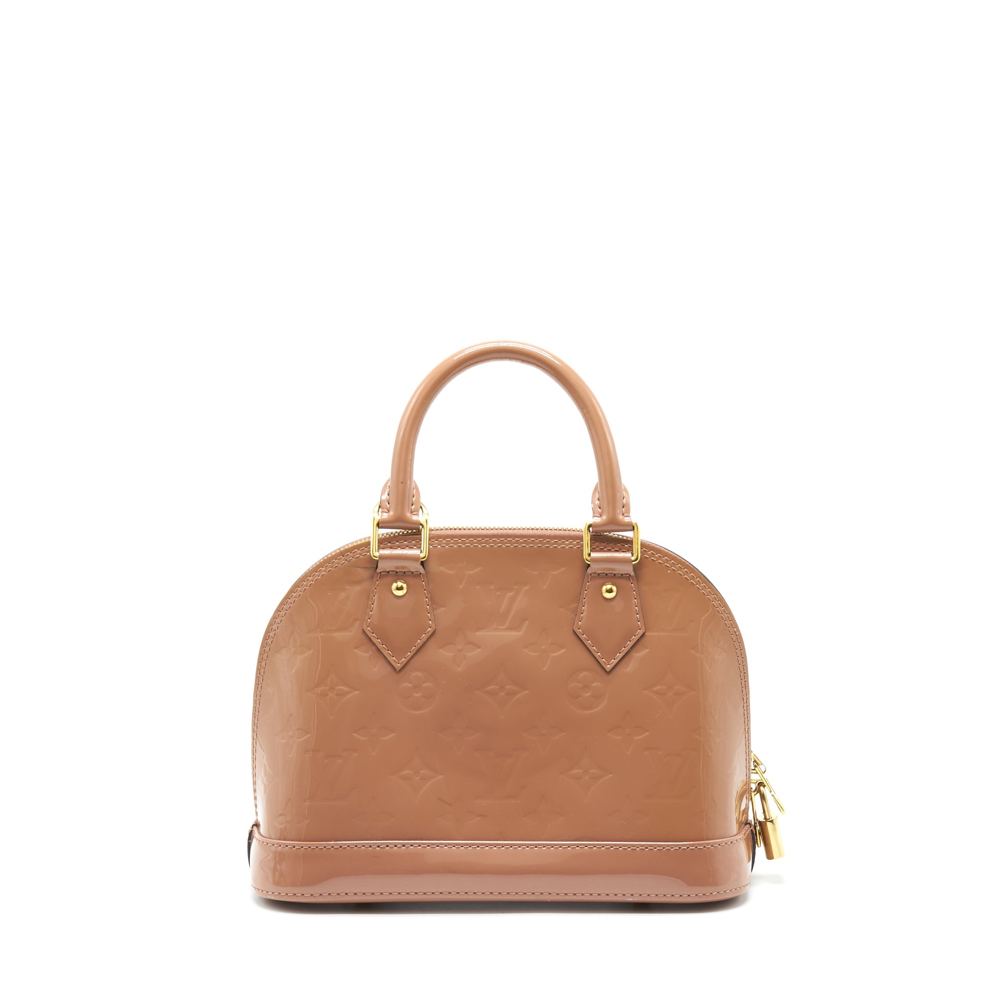LOUIS VUITTON ALMA BB PATENT PINK GHW