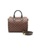LOUIS VUITTON SPEEDY BANDOULIERE 25 DAMIER EBENE CANVAS GHW
