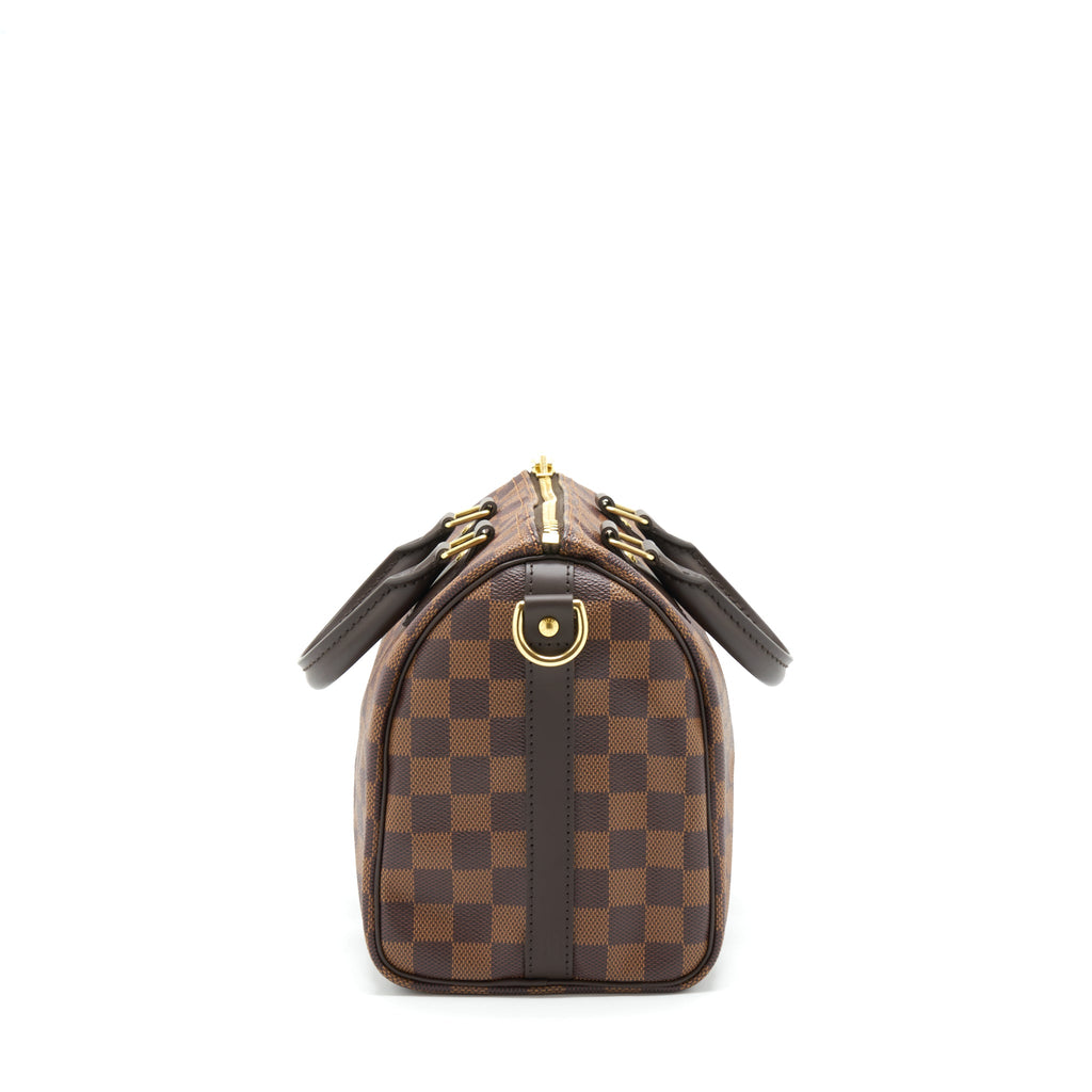 LOUIS VUITTON SPEEDY BANDOULIERE 25 DAMIER EBENE CANVAS GHW