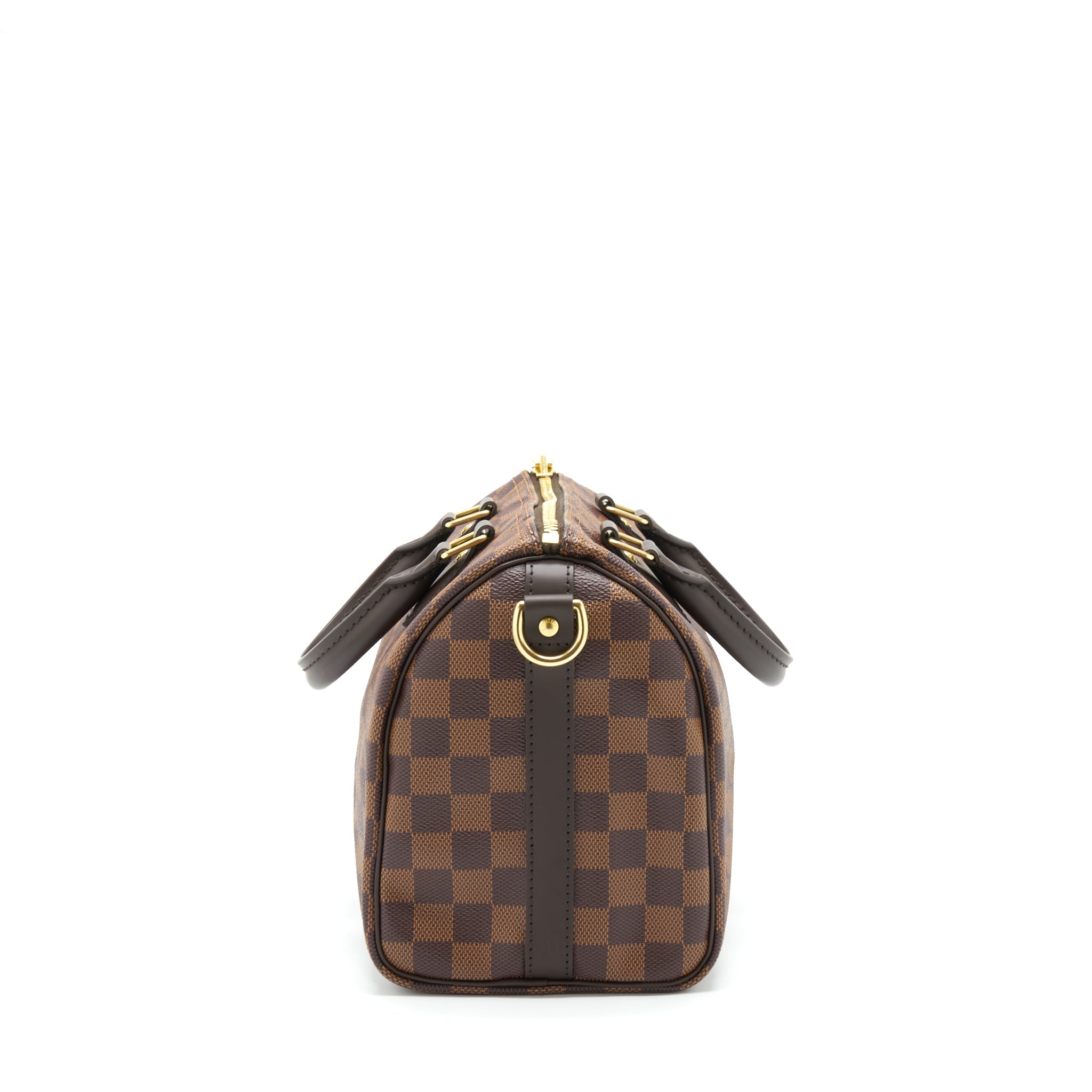 LOUIS VUITTON SPEEDY BANDOULIERE 25 DAMIER EBENE CANVAS GHW