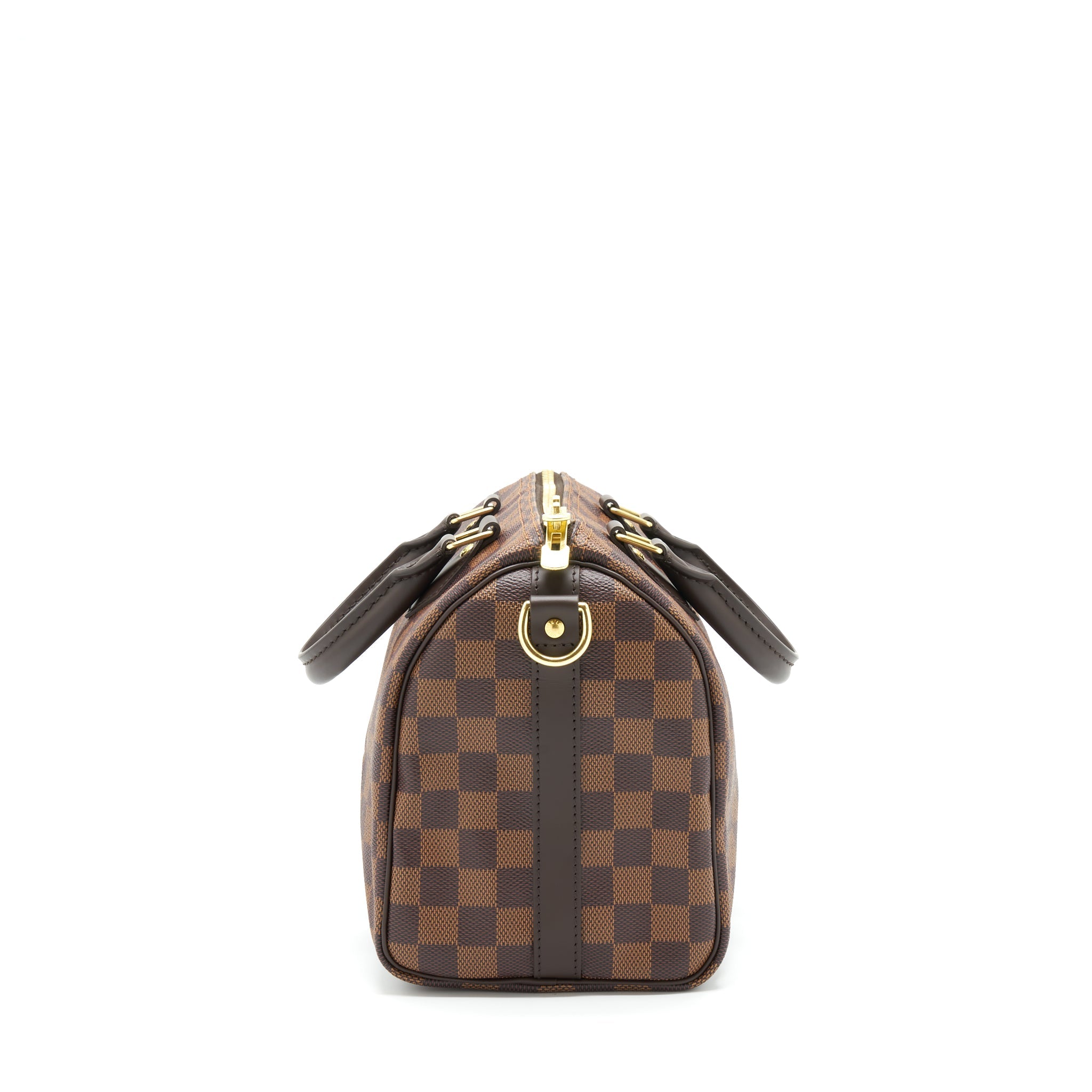 LOUIS VUITTON SPEEDY BANDOULIERE 25 DAMIER EBENE CANVAS GHW