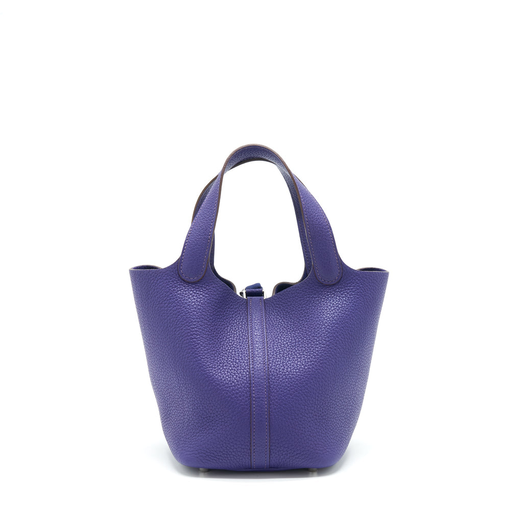 HERMES PICOTIN 18 CLEMENCE 9K IRIS SHW