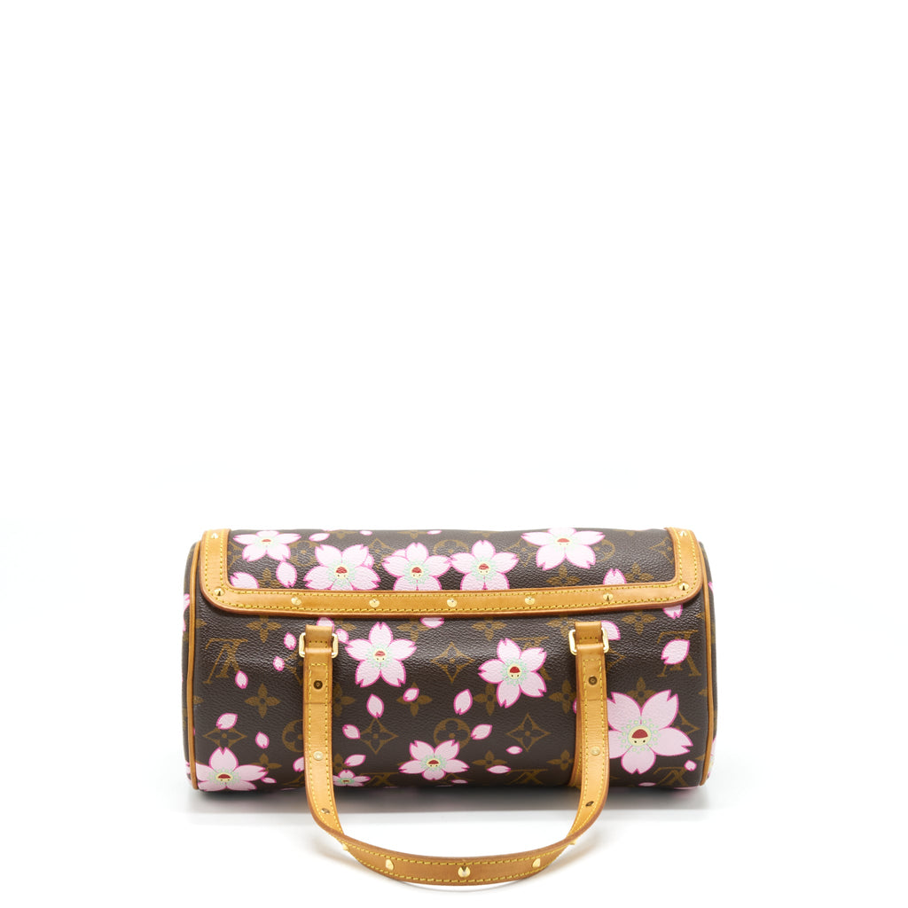 LOUIS VUITTON VINTAGE PAPILLON CHERRY BLOSSOM MONOGRAM CANVAS GHW