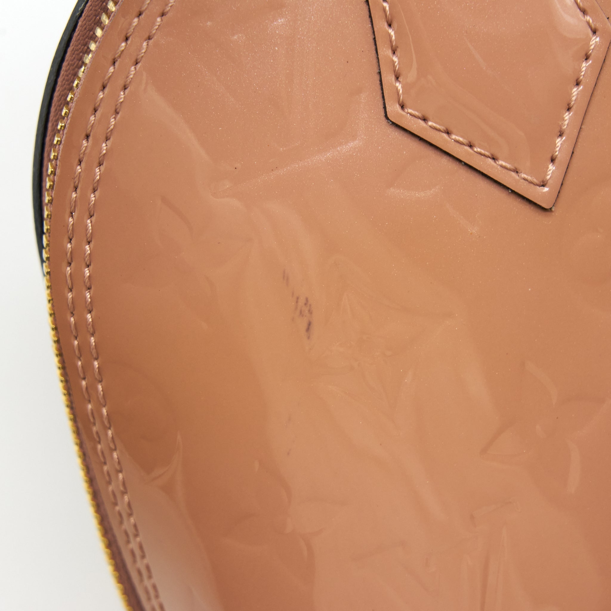 LOUIS VUITTON ALMA BB PATENT PINK GHW