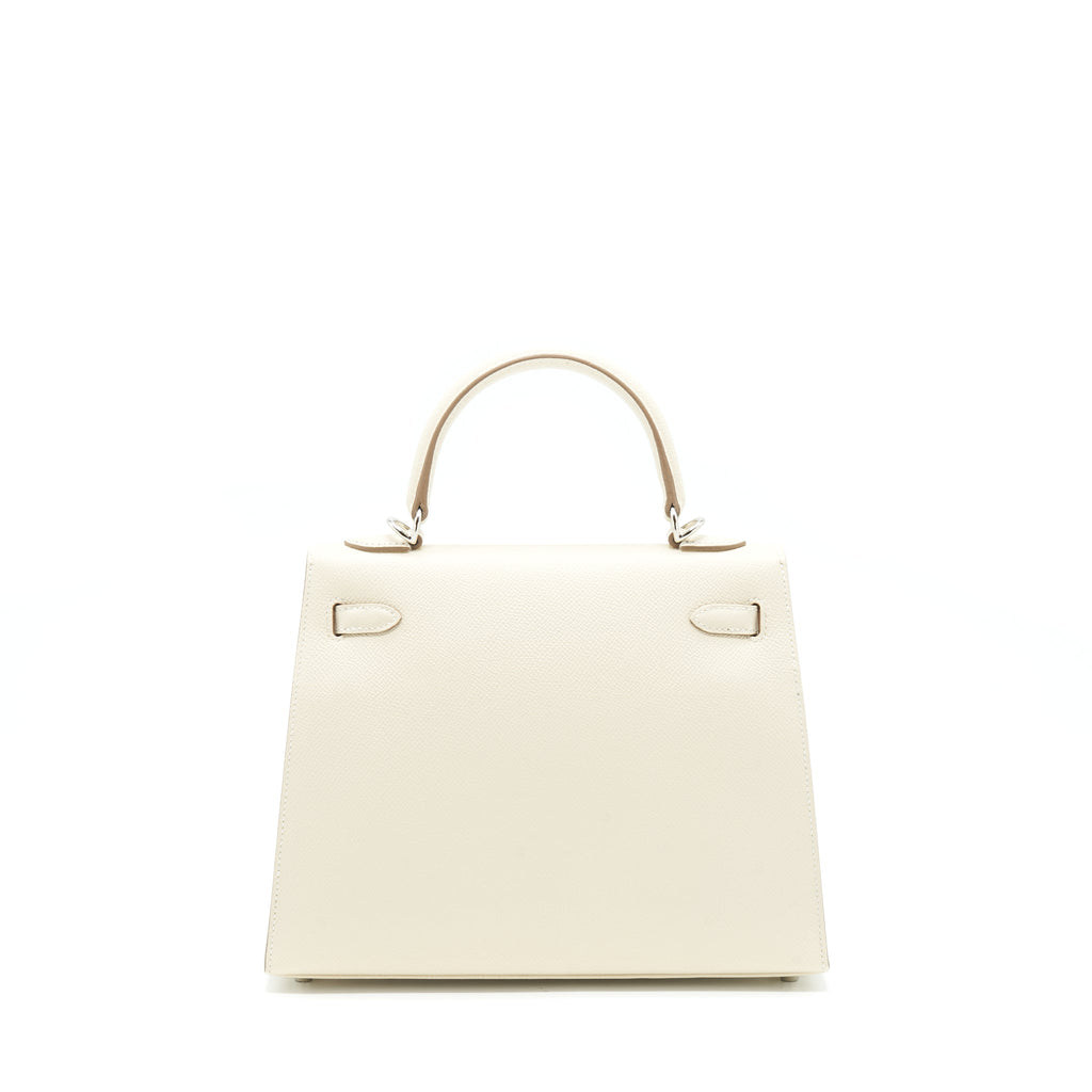 HERMES KELLY 25 SELLIER EPSOM CRAIE SHW