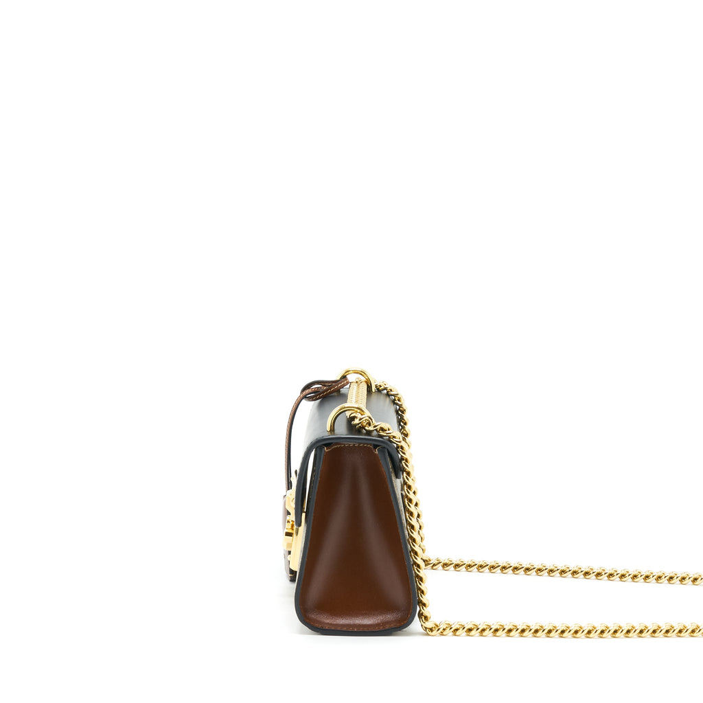 GUCCI SMALL PADLOCK GG SUPREME/CANVAS GHW