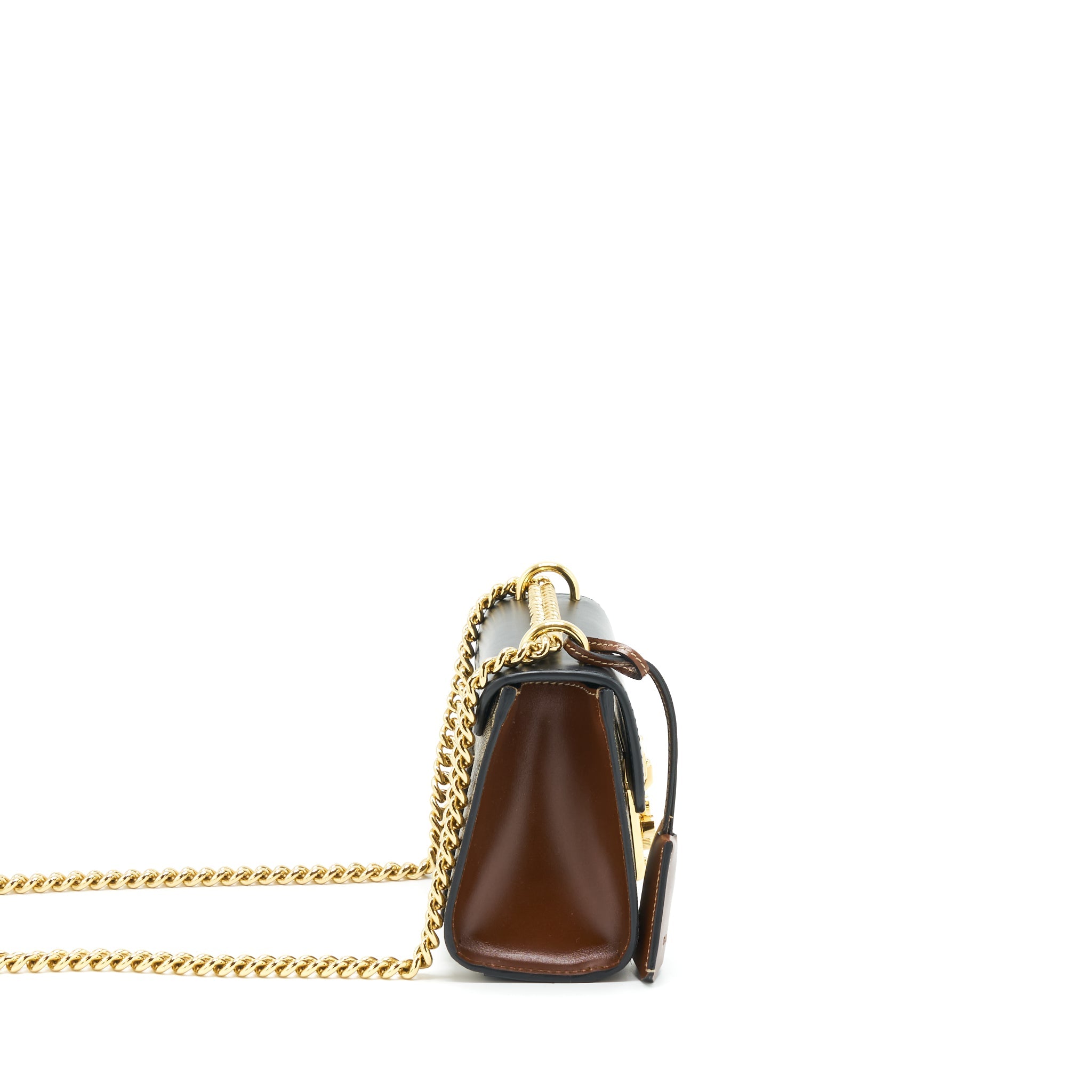 GUCCI SMALL PADLOCK GG SUPREME/CANVAS GHW