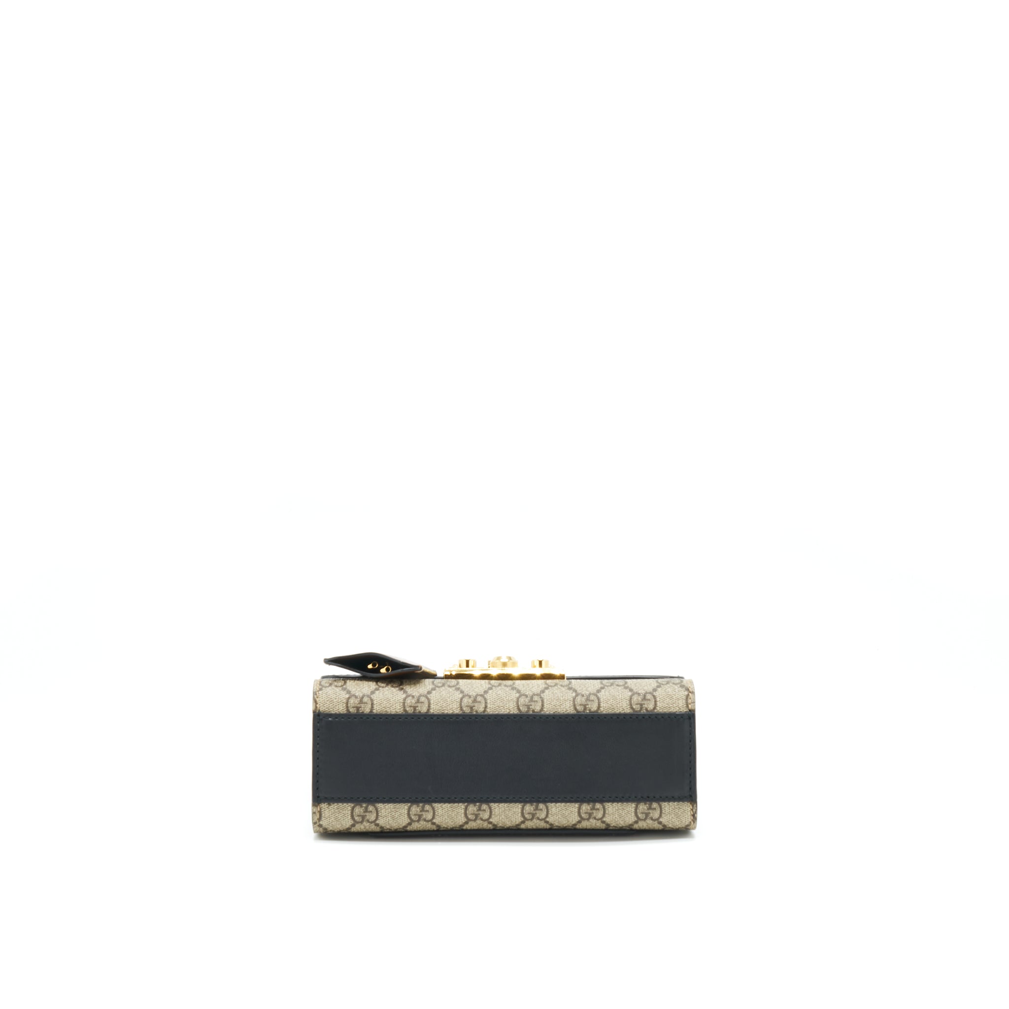 GUCCI SMALL PADLOCK GG SUPREME/CANVAS GHW