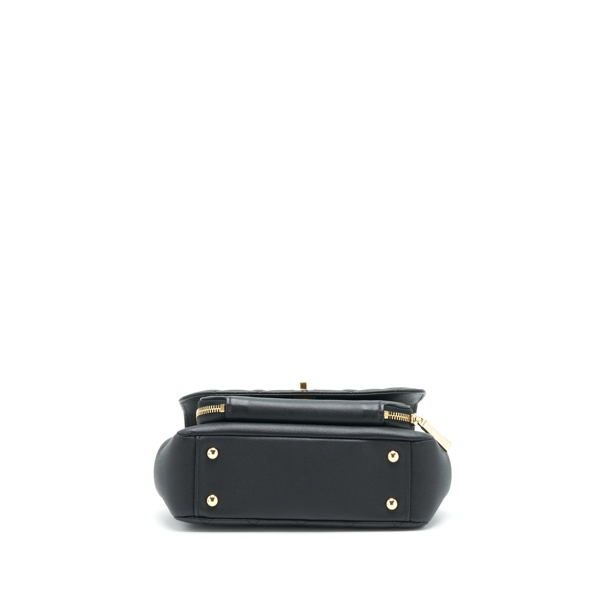 CHANEL MEDIUM BUSINESS AFFINITY CAVIAR BLACK LGHW