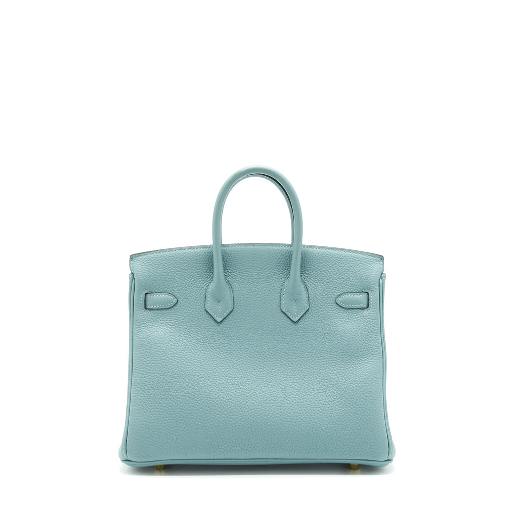HERMES BIRKIN 25 TOGO 7G CIEL GHW