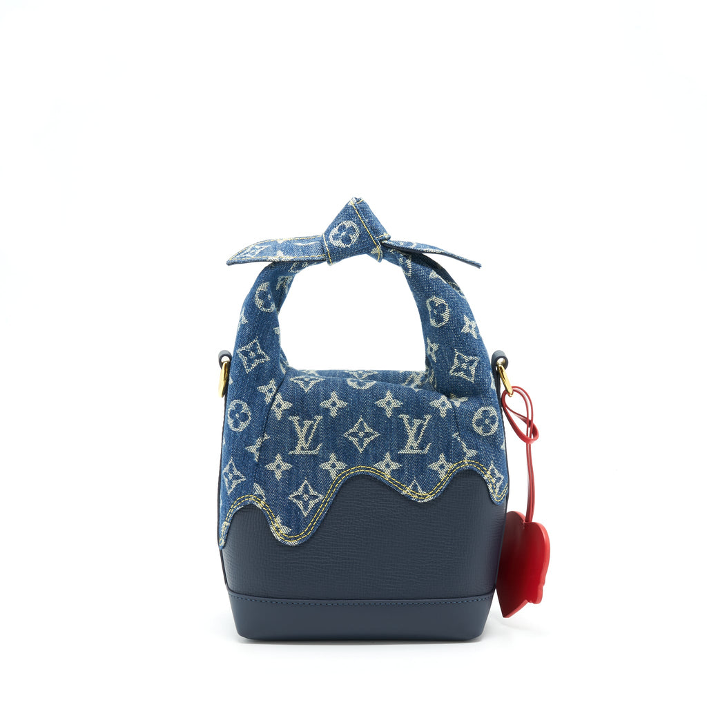 LOUIS VUITTON JAPANESE CRUISER MONOGRAM DENIM / LEATHER BLUE GHW