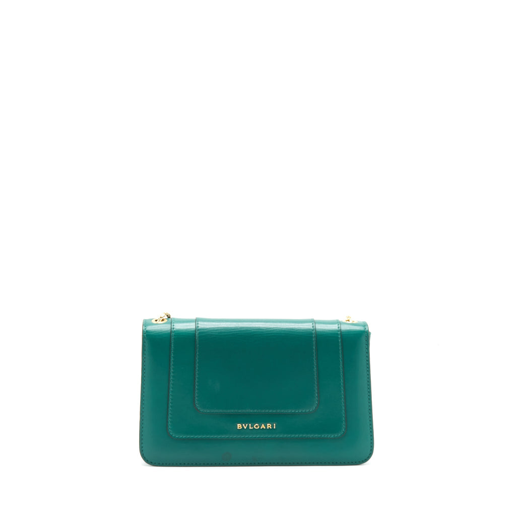 BVLGARI SERPENTI CROSSCODY BAG GREEN