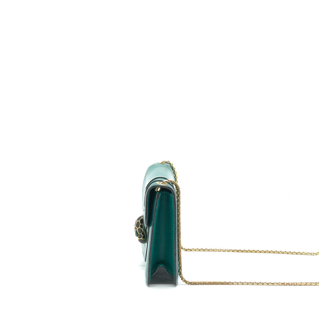 BVLGARI SERPENTI CROSSCODY BAG GREEN