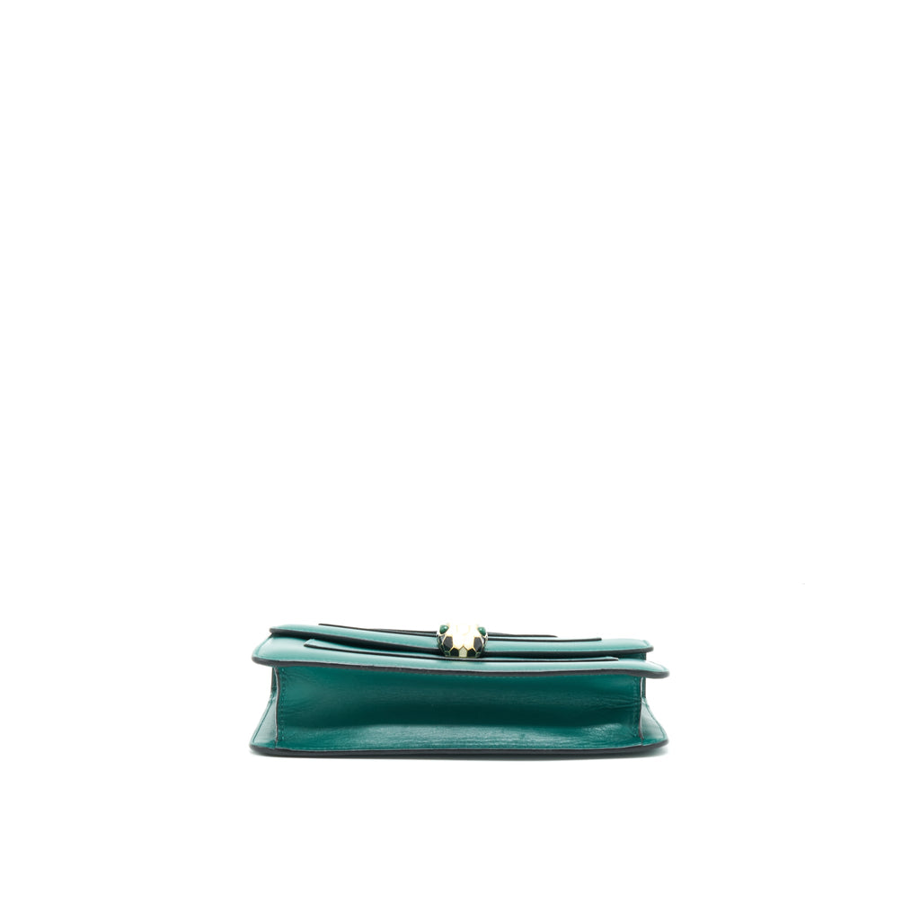 BVLGARI SERPENTI CROSSCODY BAG GREEN