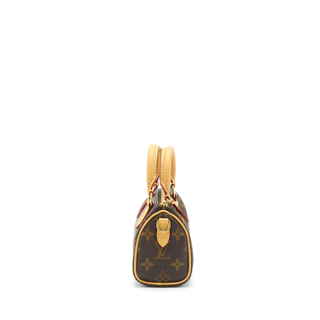 LOUIS VUITTON NANO SPEEDY MONOGRAM CANVAS NEW VERSION