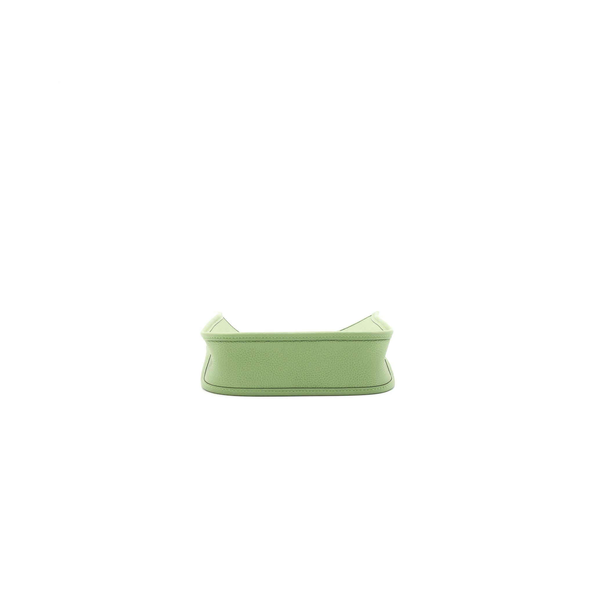 HERMES MINI EVELYNE VERT CRIQUT GHW