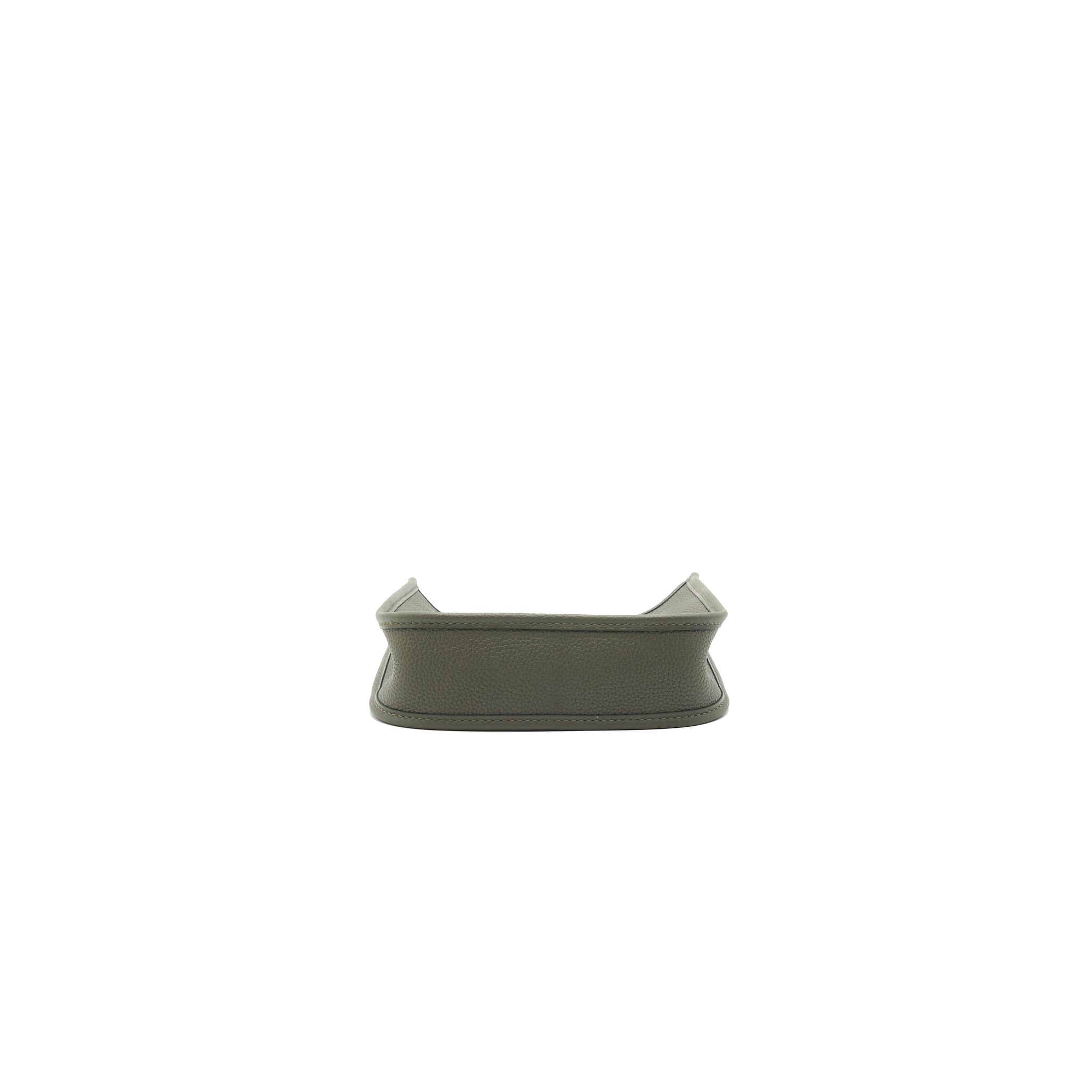 HERMES MINI EVELYNE VERT OLIVE GHW