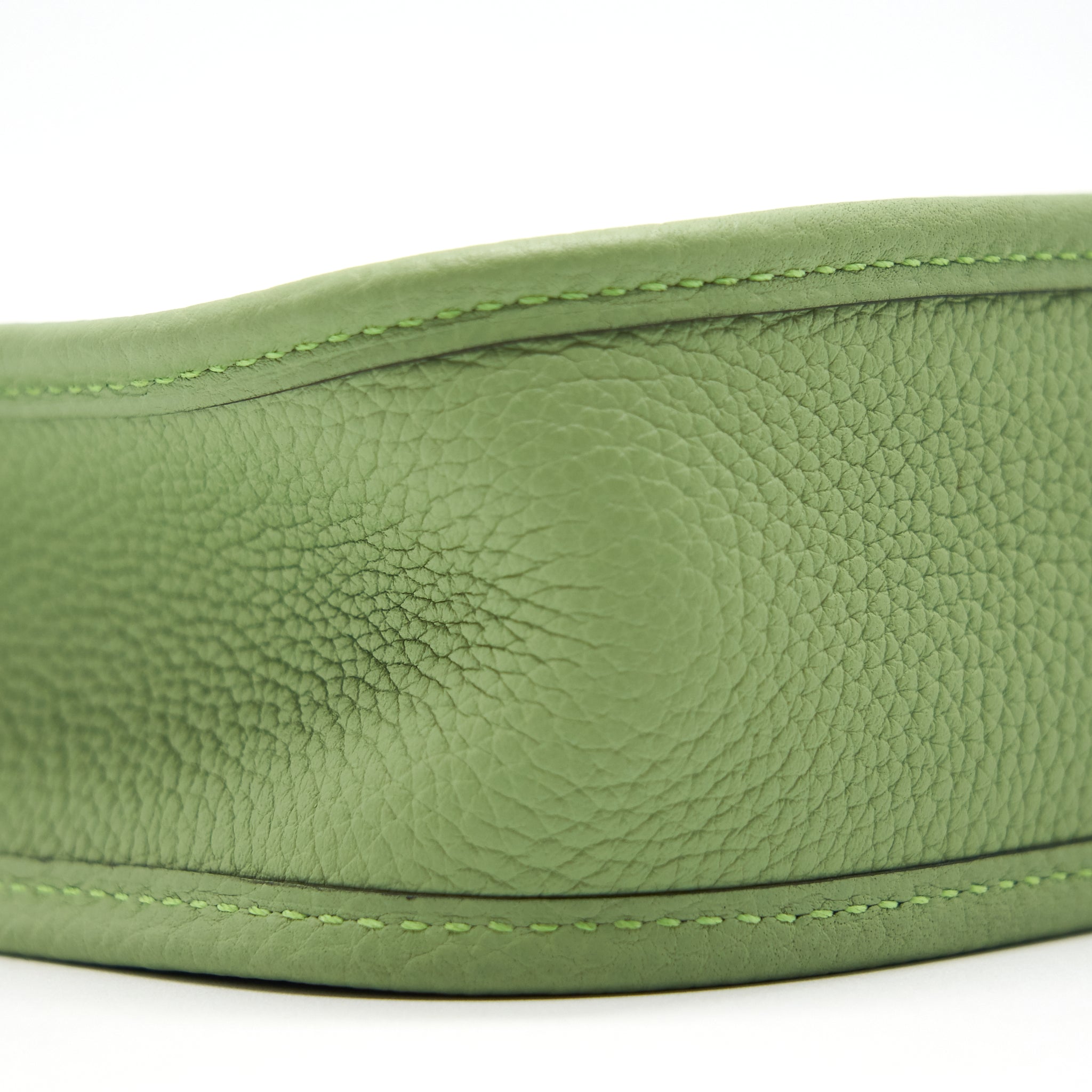 HERMES MINI EVELYNE VERT CRIQUT GHW