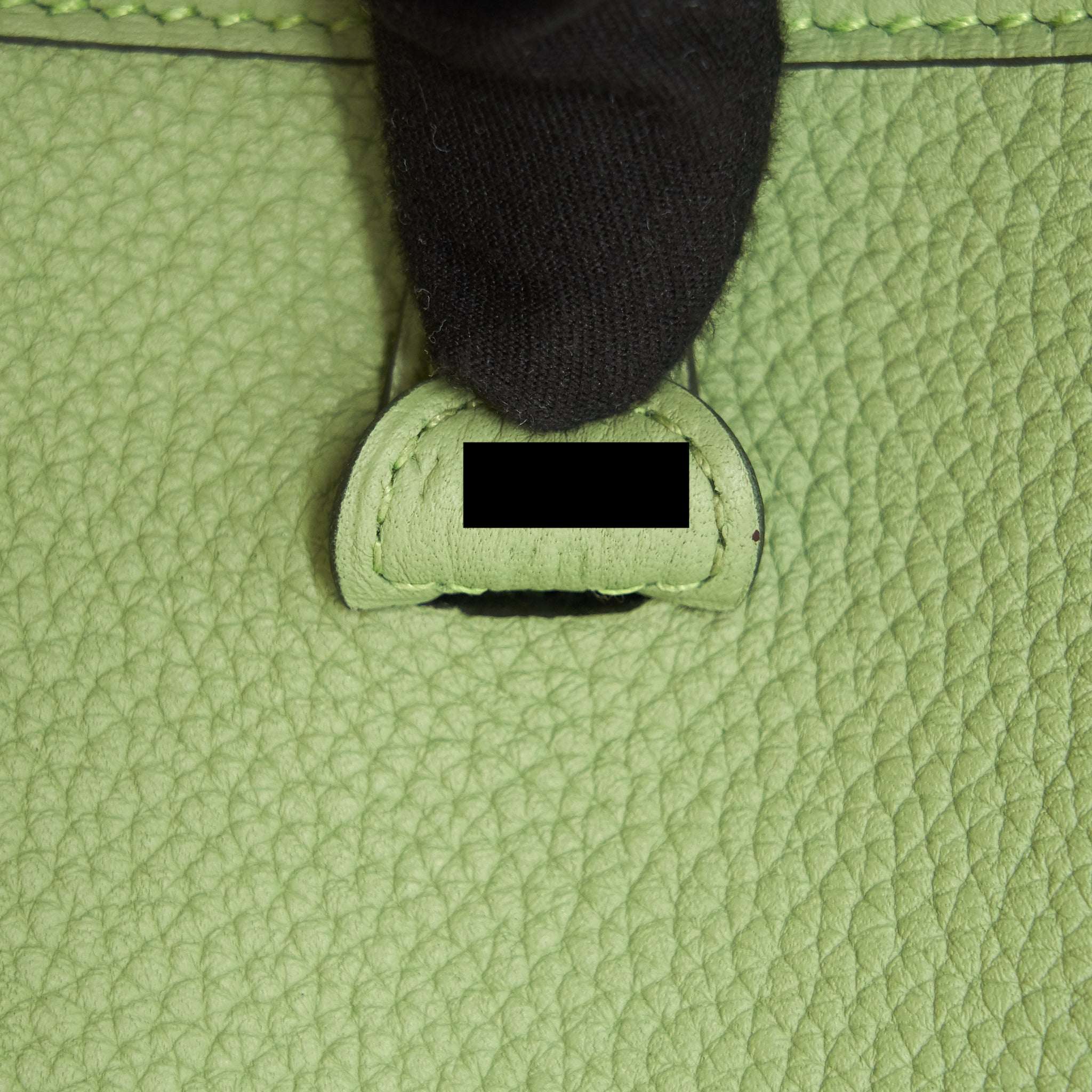 HERMES MINI EVELYNE VERT CRIQUT GHW