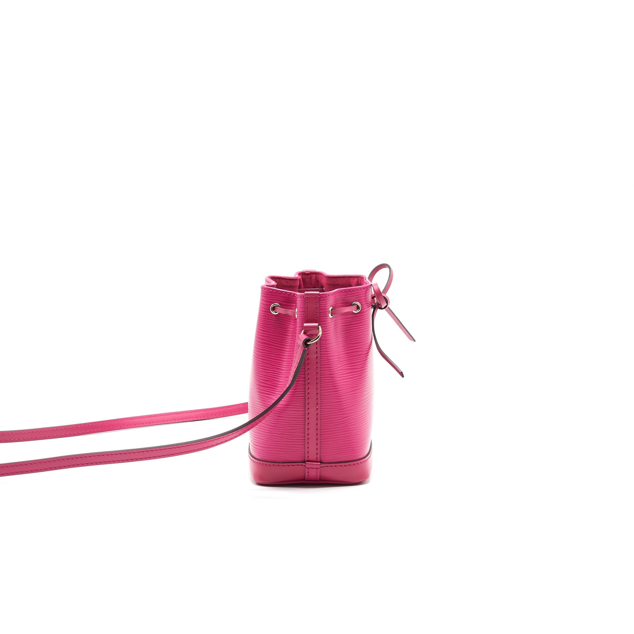 LOUIS VUITTON NANO NOE EPI LEATHER ROSE PINK