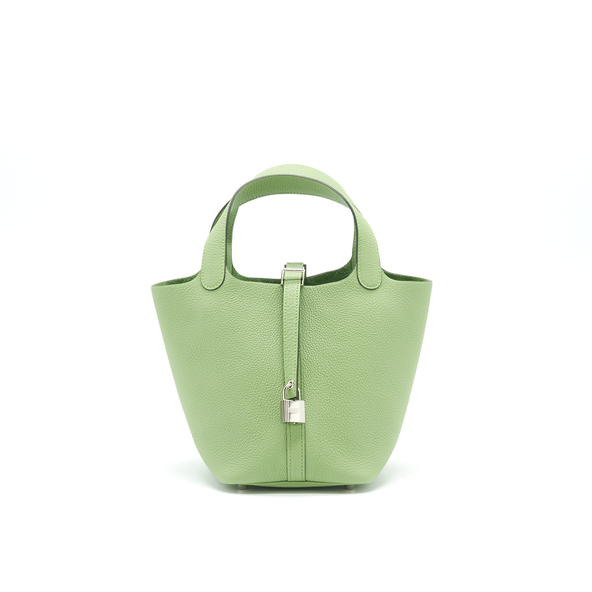 HERMES PICOTIN18 VERT CRIQUET SHW