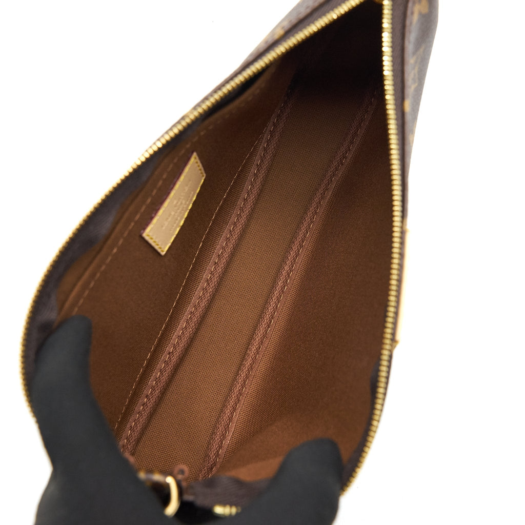 LOUIS VUITTON MULTI POCHETTE ACCESSORIES MONOGRAM KHAKI STRAP