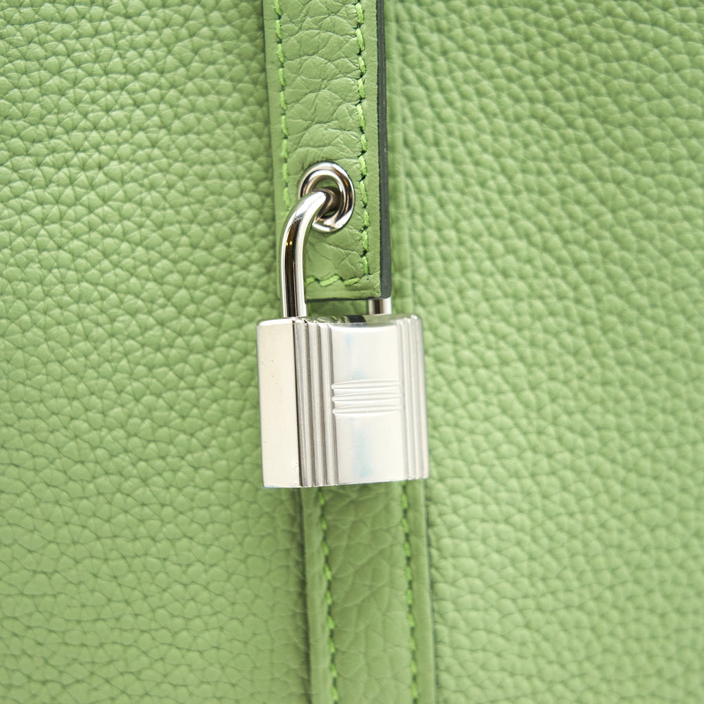 HERMES PICOTIN18 VERT CRIQUET SHW