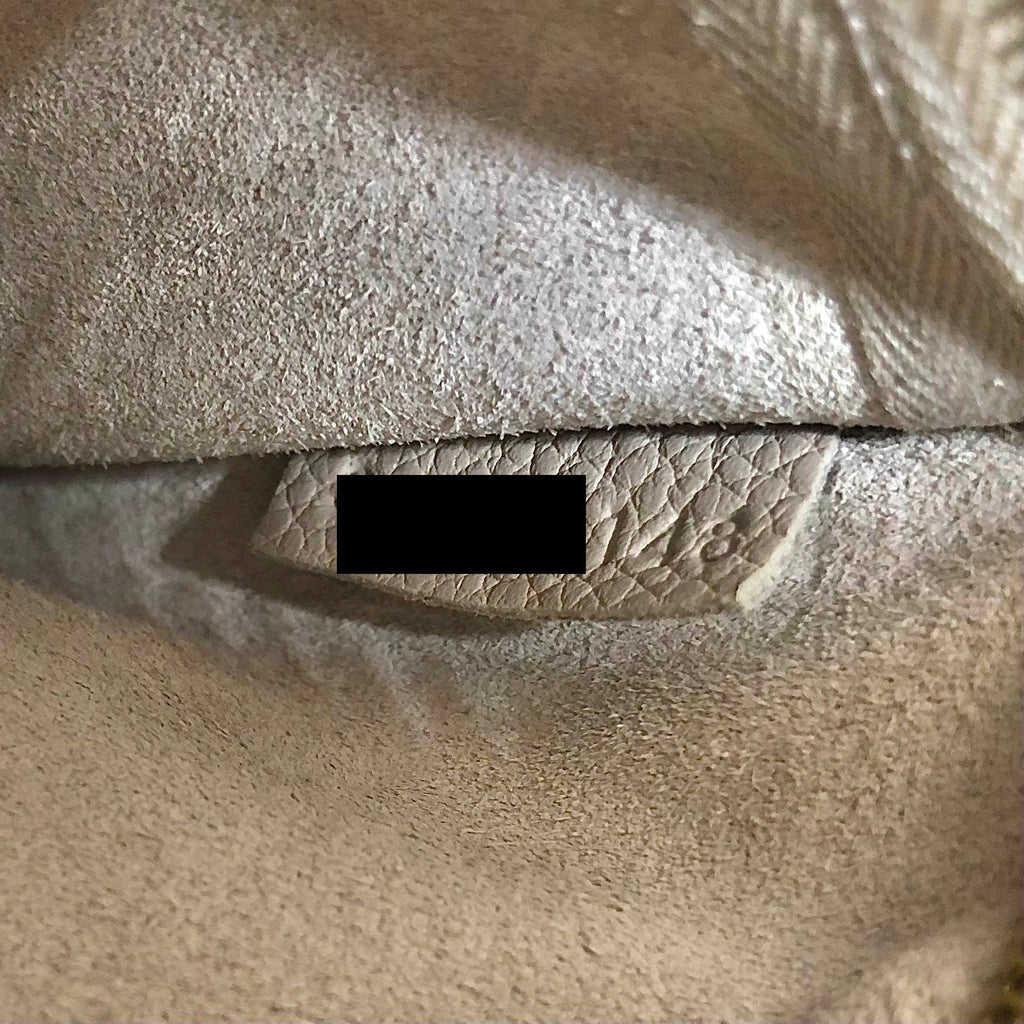 CELINE SANGLE BUCKET BAG GRAINED CALFSKIN CLAY GHW
