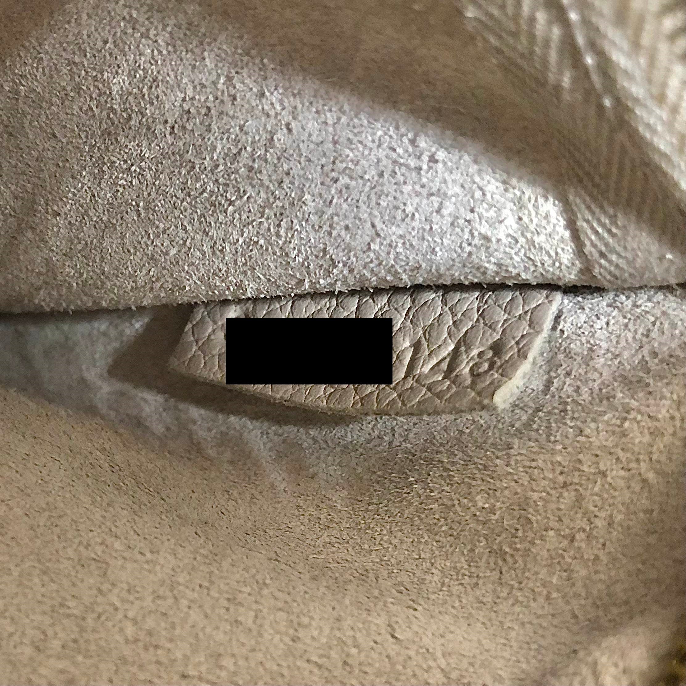 CELINE SANGLE BUCKET BAG GRAINED CALFSKIN CLAY GHW