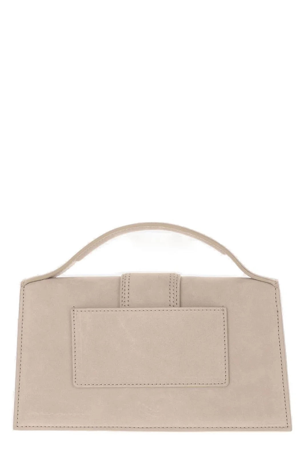 JACQUEMUS THE LARGE BEIGE BAMBINO CROSSBODY FLAP BAG