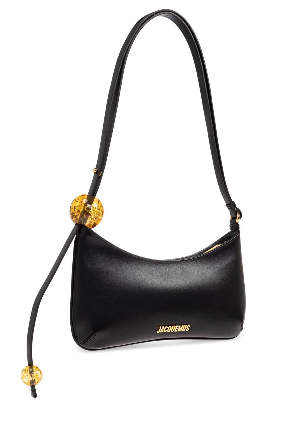 JACQUEMUS BISOU PERLE LOGO PLAQUE SHOULDER BAG