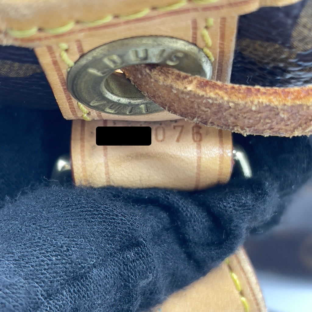 LOUIS VUITTON PETIT NOE MONOGRAM CANVAS GHW