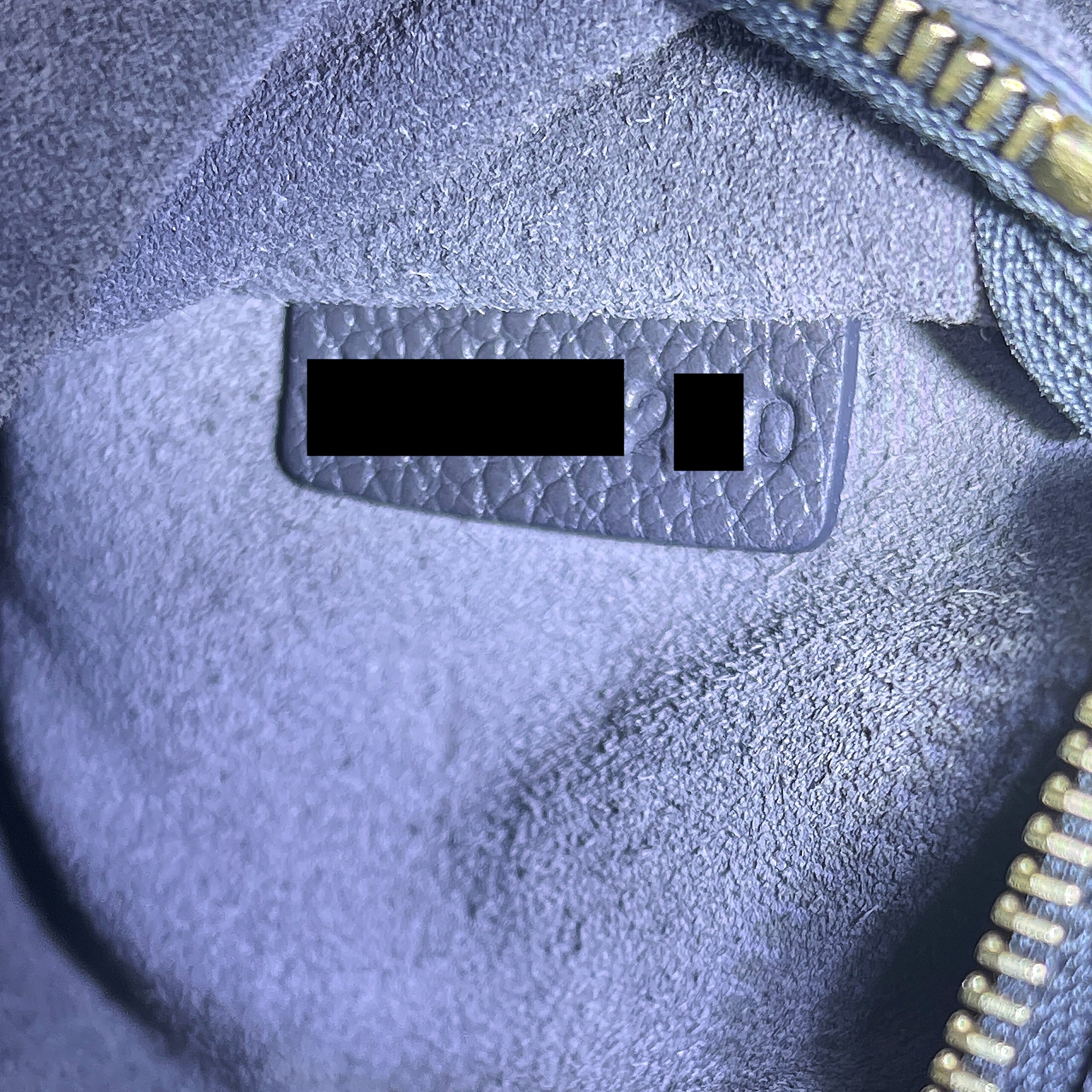CELINE SANGLE BUCKET BAG DARK GREY WITH BLACK STITCHING