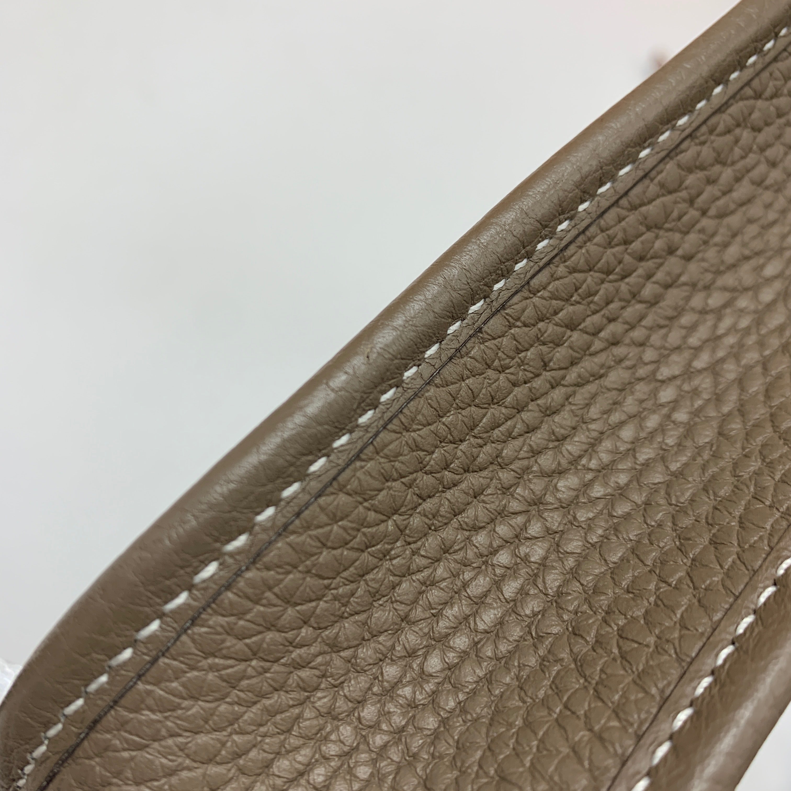 HERMÈS MINI EVELYNE ETOUPE WITH SHW
