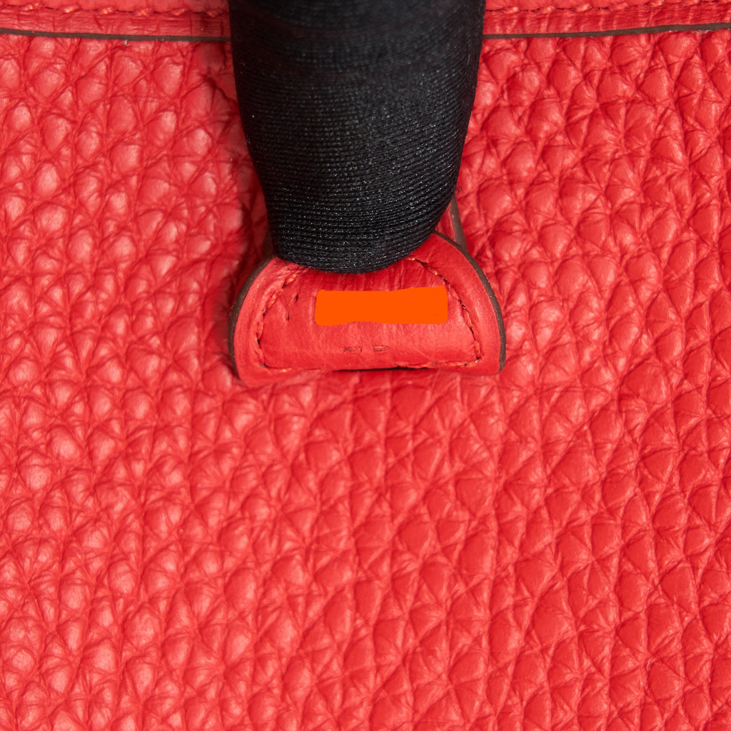 HERMES MINI EVELYNE ROUGE TOMATO