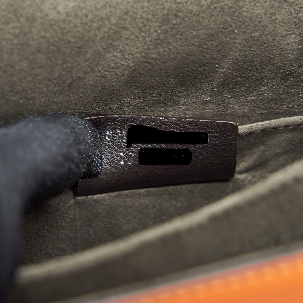 FENDI KAN I SMALL SHOULDER BAG ORANGE