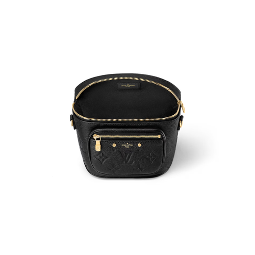 LOUIS VUITTON MINI BUMBAG MONOGRAM CANVAS EMPRIENTE BLACK GHW