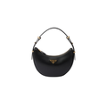 PRADA ARQUÉ SMALL SHOULDER BAG CALFSKIN BLACK GHW