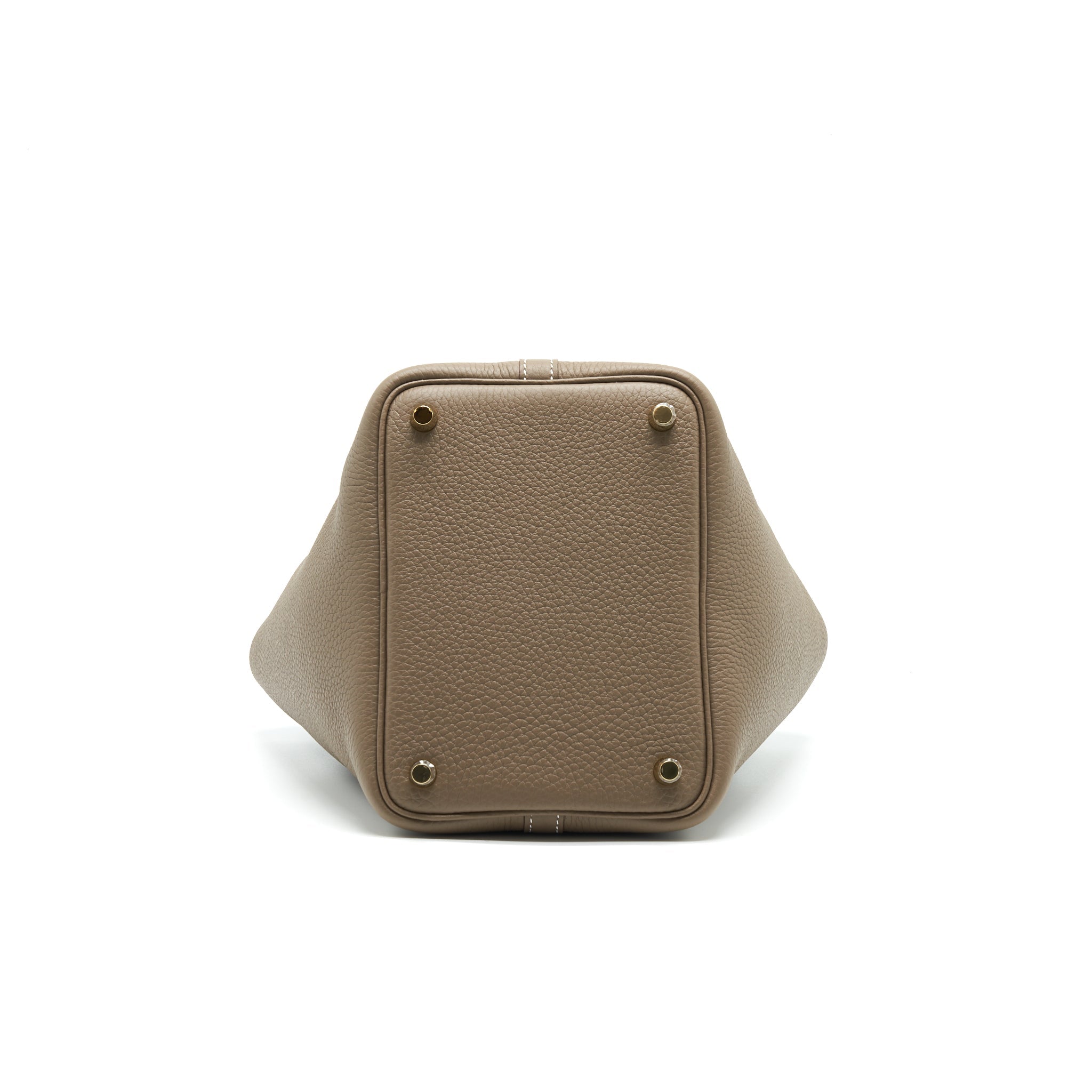 HERMES PICOTIN 18 LOCK BAG ETOUPE GHW