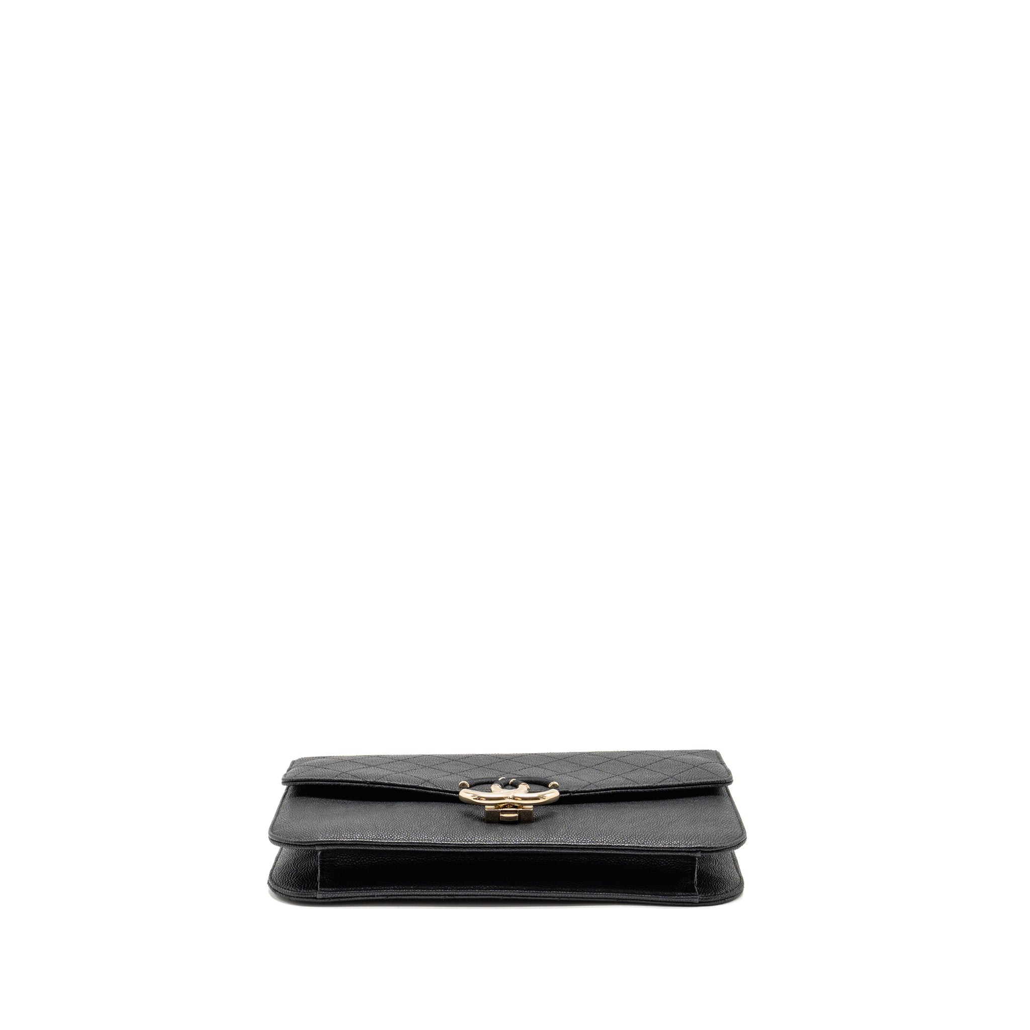 CHANEL PARIS-CUBA THREAD AROUND FLAP BAG WITH CHAIN CAVIAR BLACK LGHW