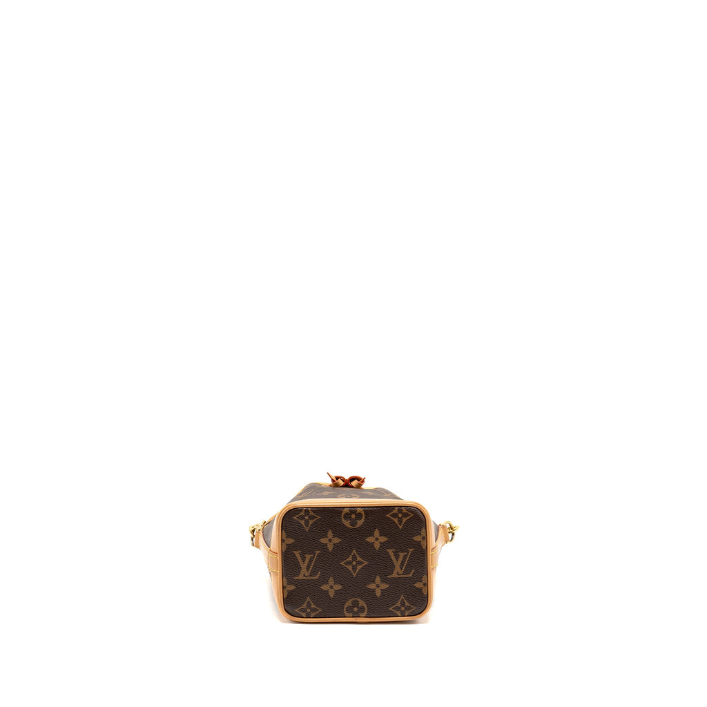 LOUIS VUITTON NANO NOE MONOGRAM CANVAS GHW