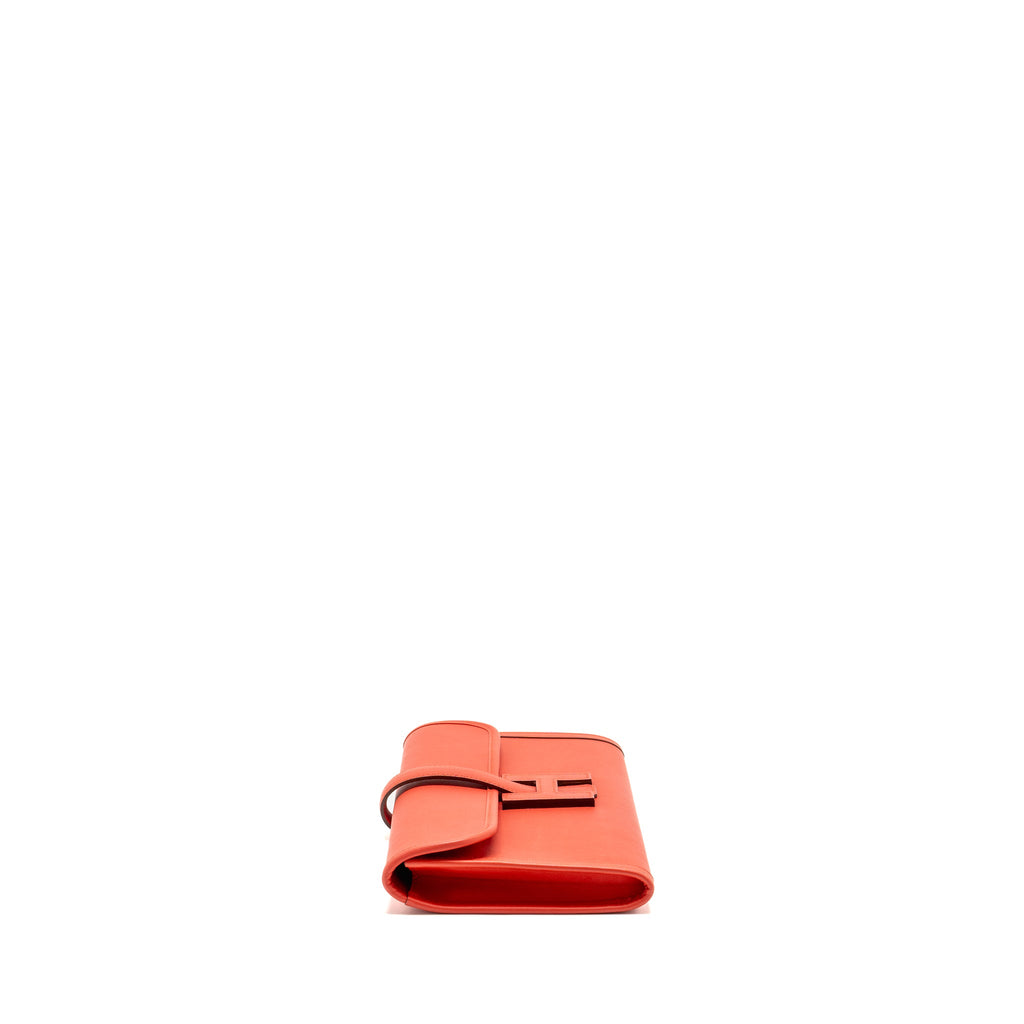 HERMES JIGE ELAN 29 SWIFT LEATHER S5 ROUGE TOMATE