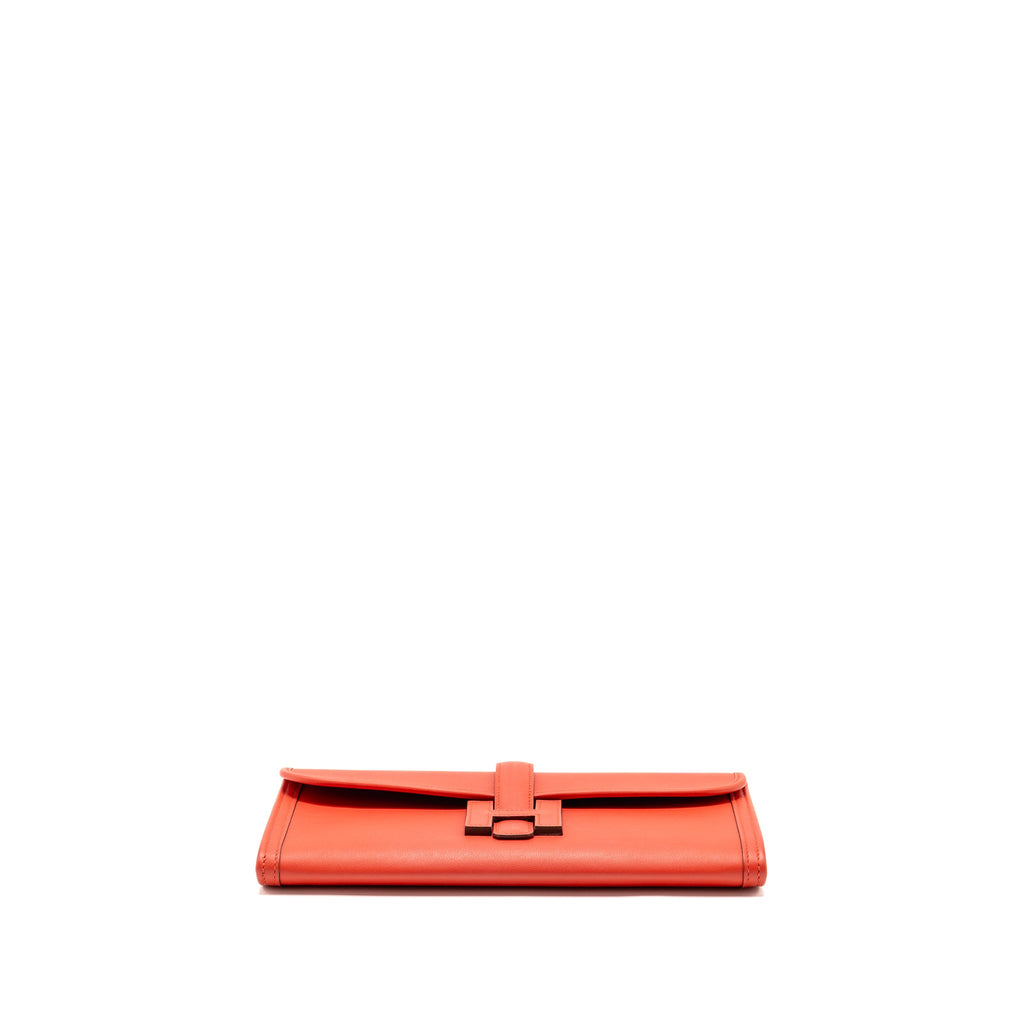 HERMES JIGE ELAN 29 SWIFT LEATHER S5 ROUGE TOMATE